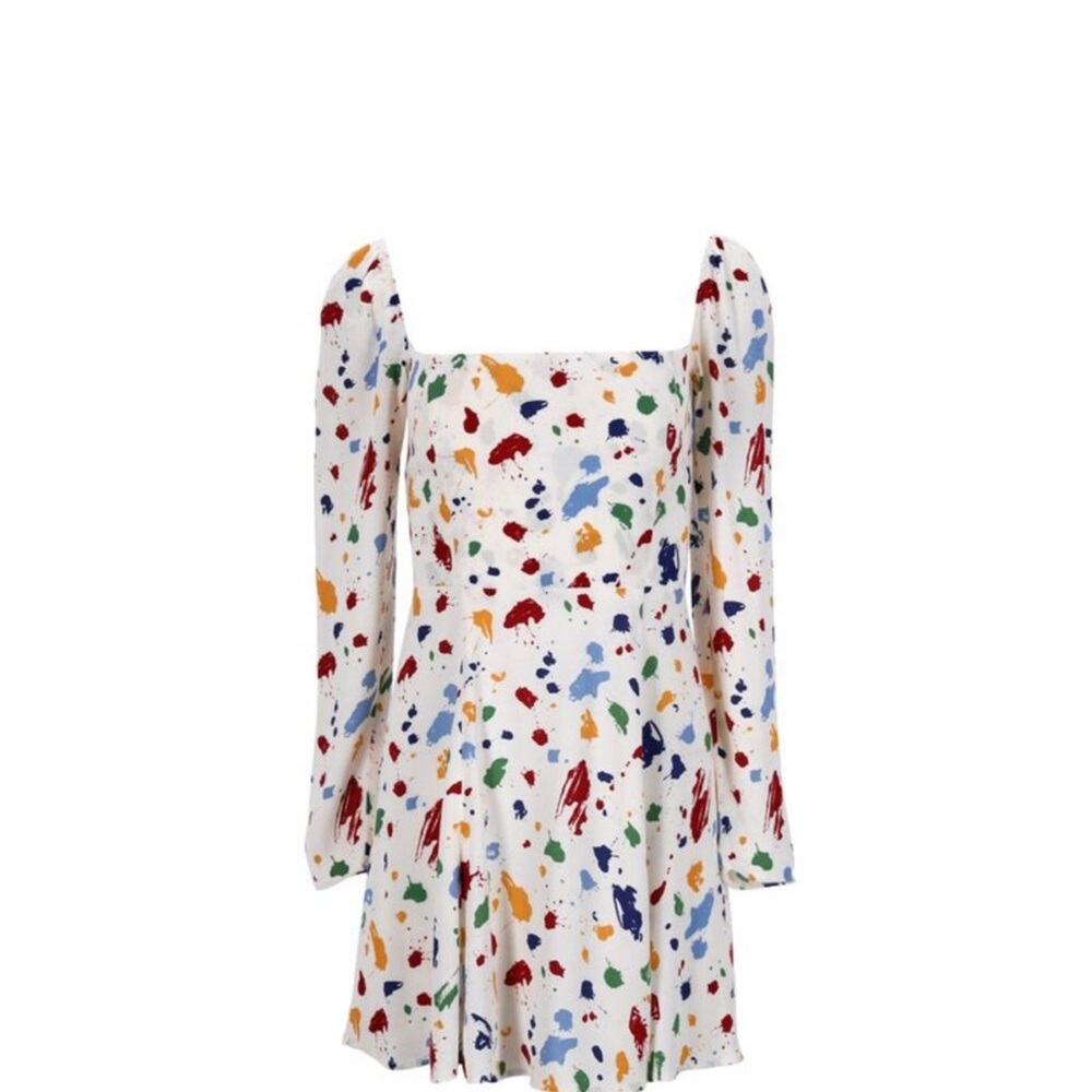 Reformation Splatter Print Dress